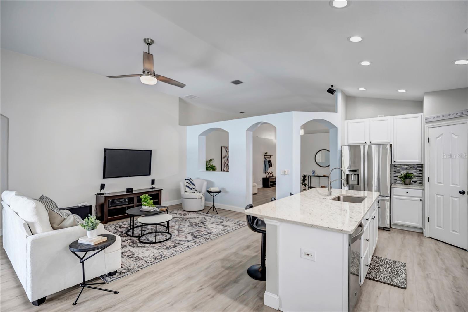 Family room/ kitchen