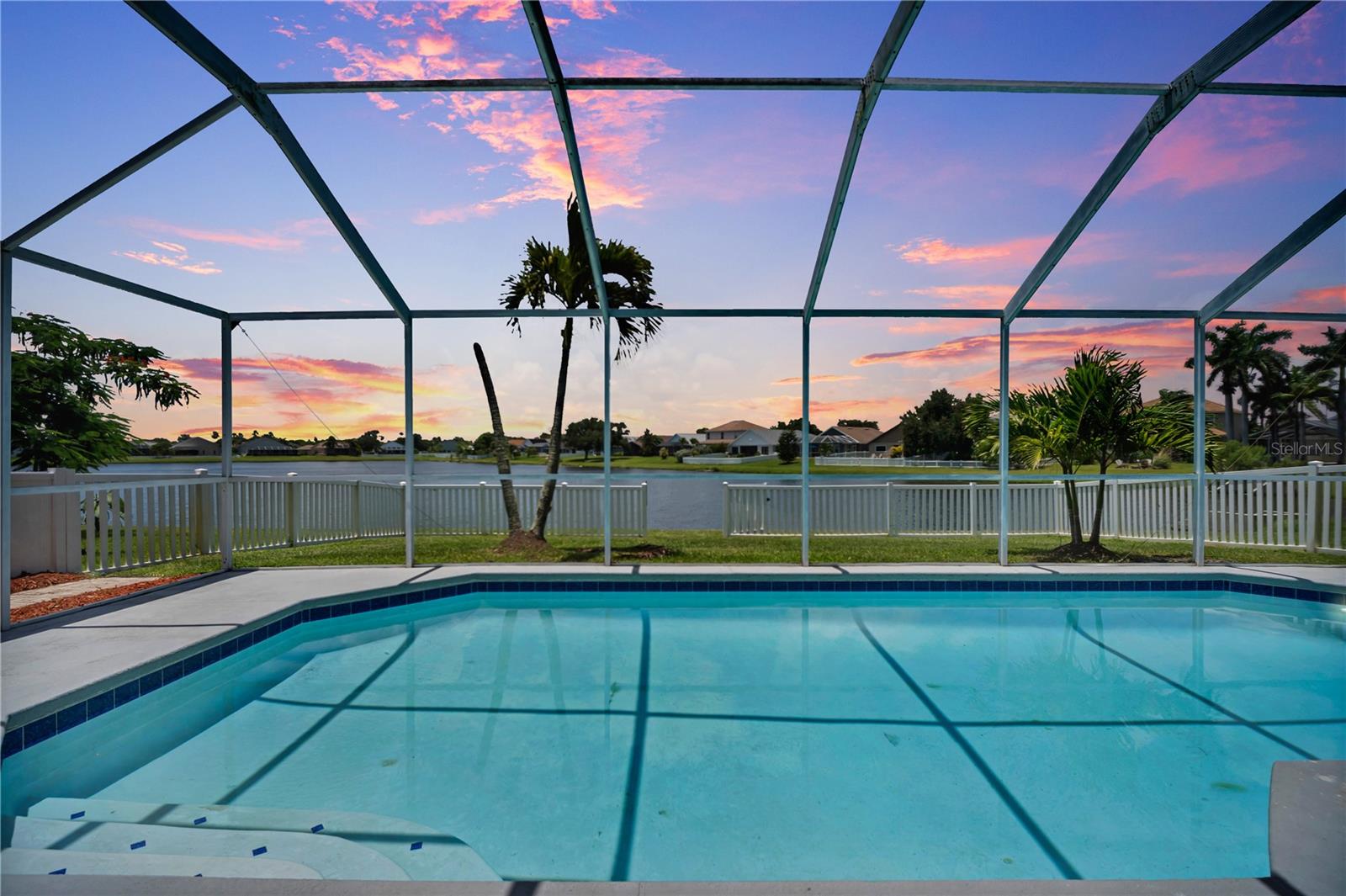 Pool twighlight