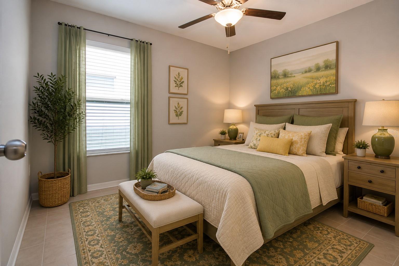 Virtually Staged Bedroom 2