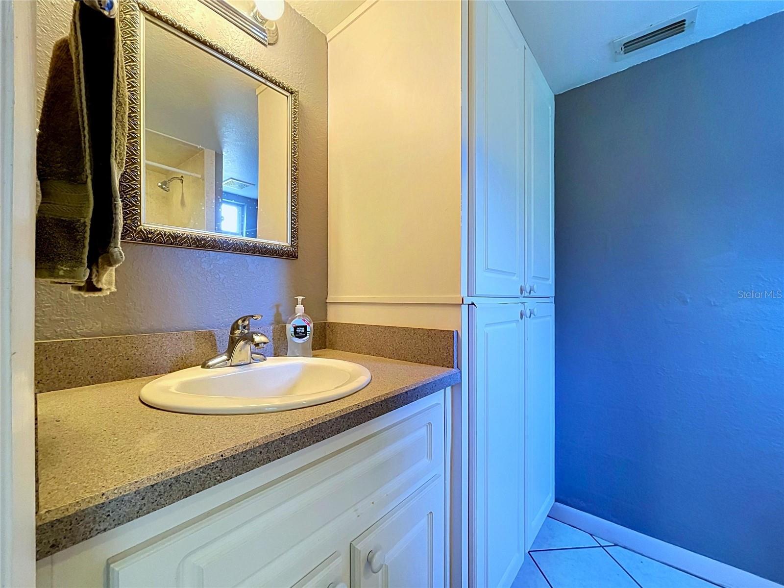 Garage bathroom