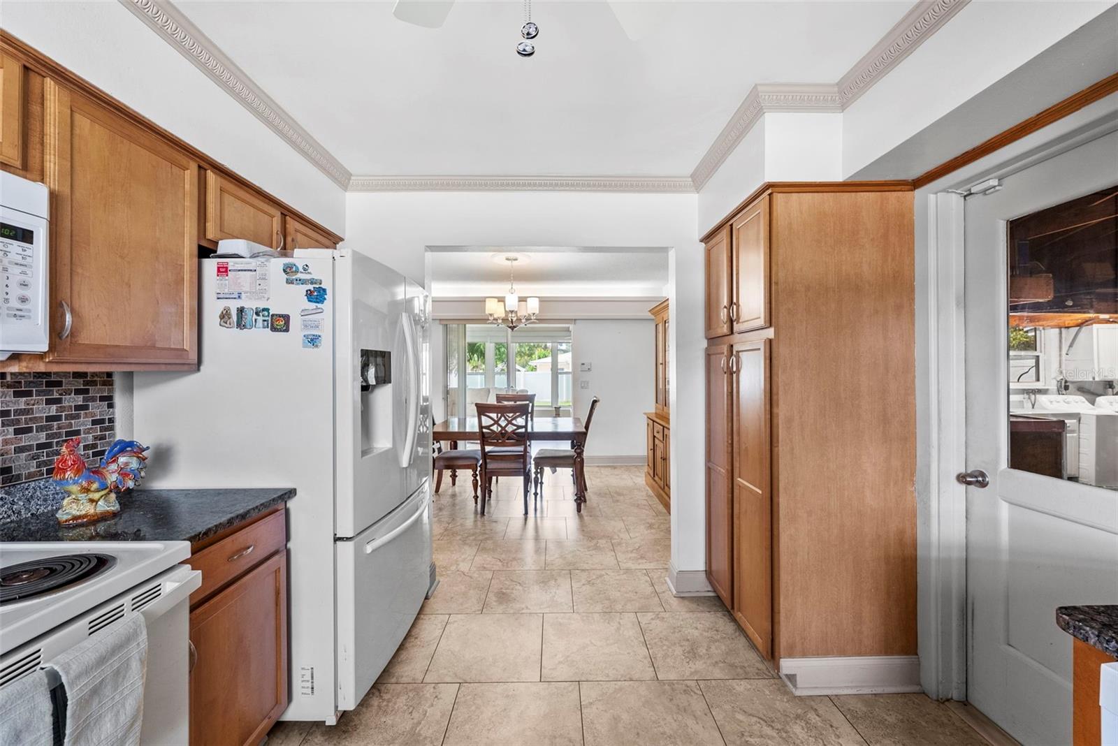 Kitchen to Dining to Bonus Room/ Family Room