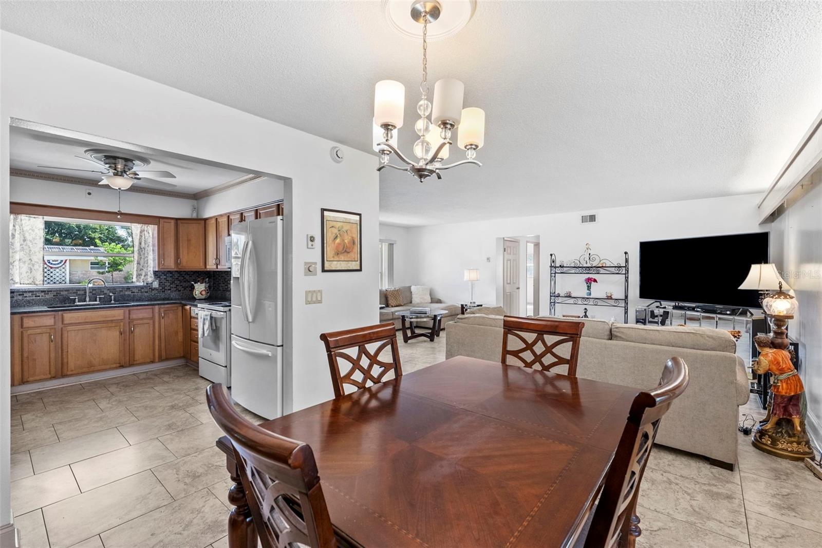 Dining, LR, Kitchen