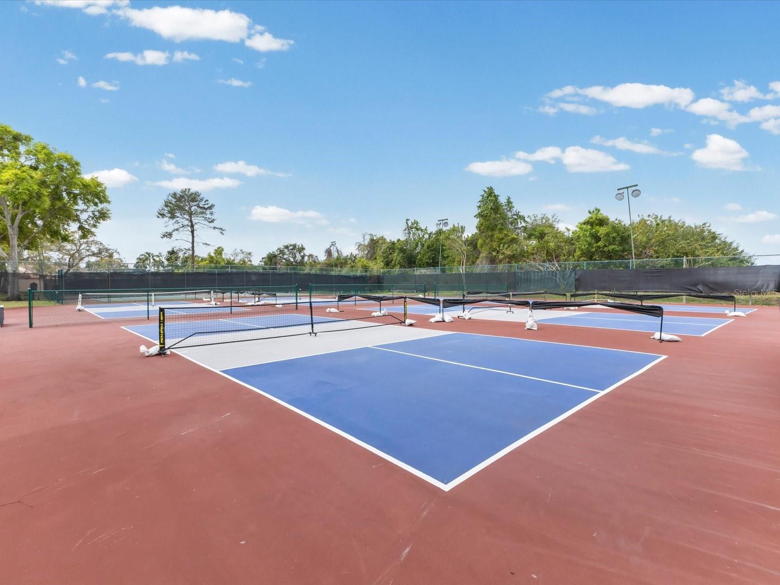 Pickleball courts