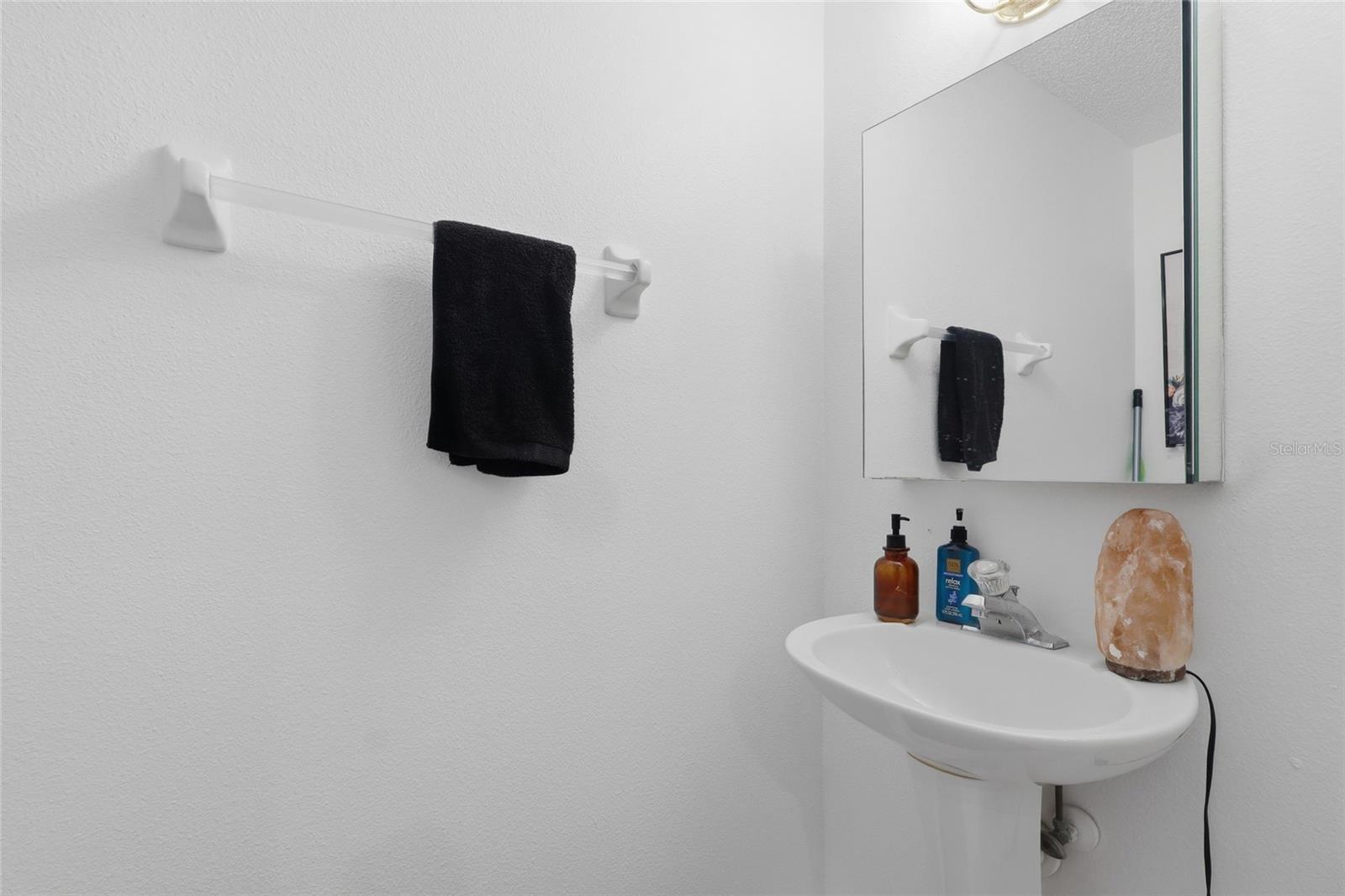 Half Bath downstairs for guests.