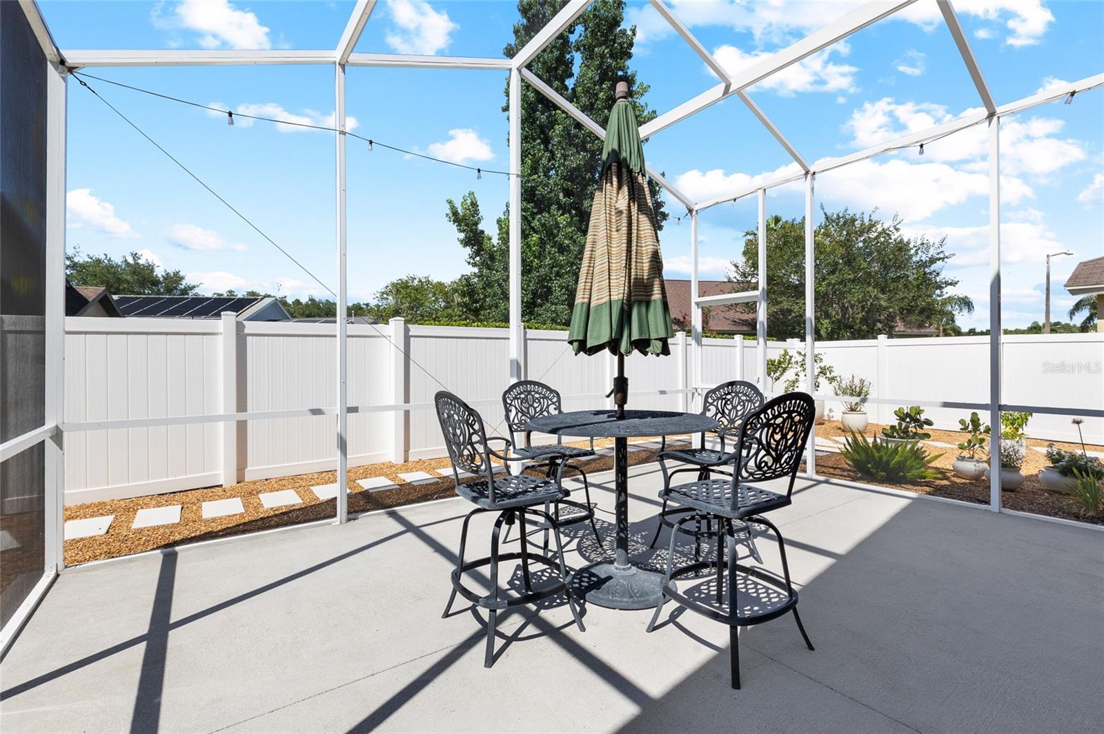 New Screened in Patio