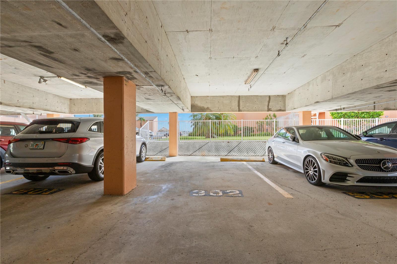 Dedicated parking in under building garage.