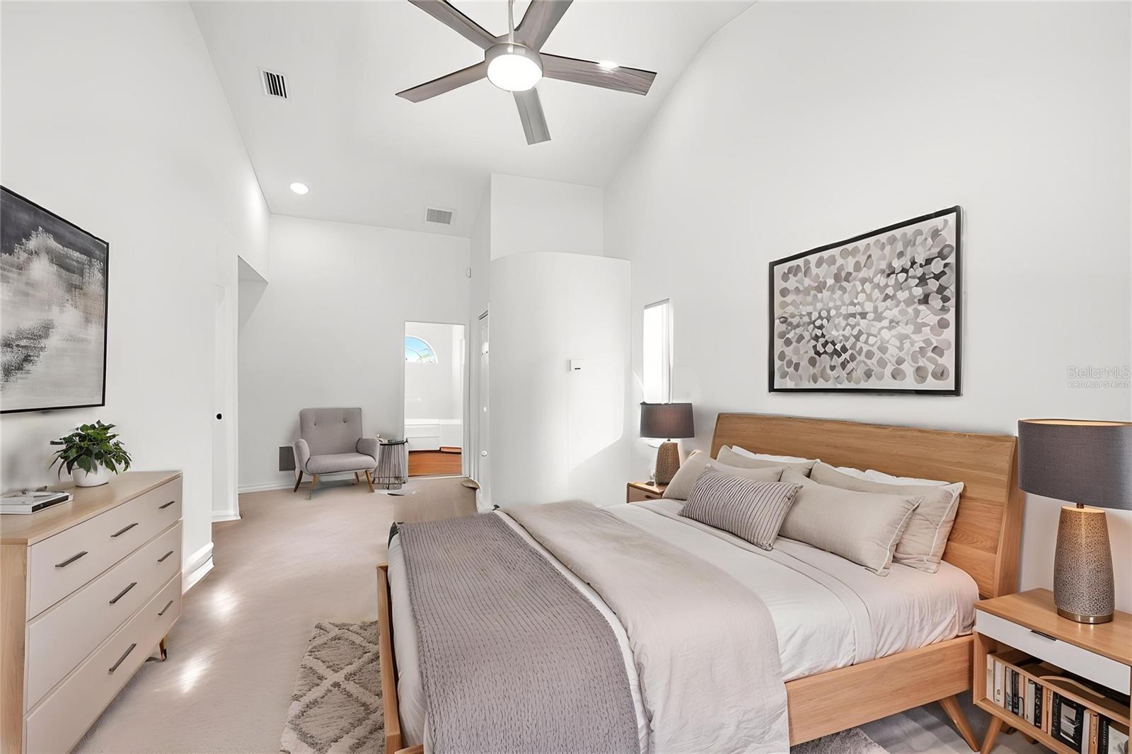 Primary Bedroom Virtually Staged