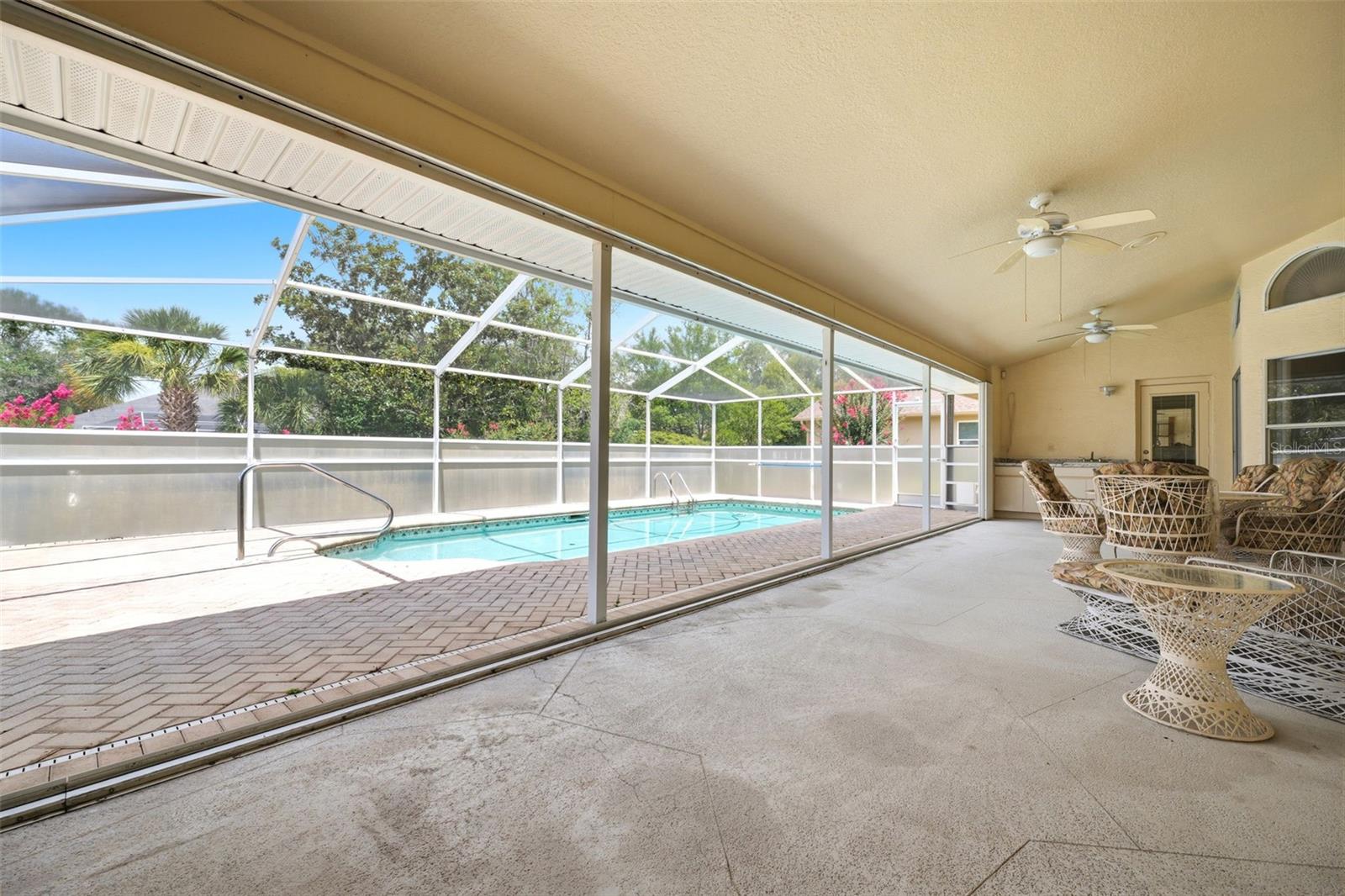 Pool and Rear Covered Porch