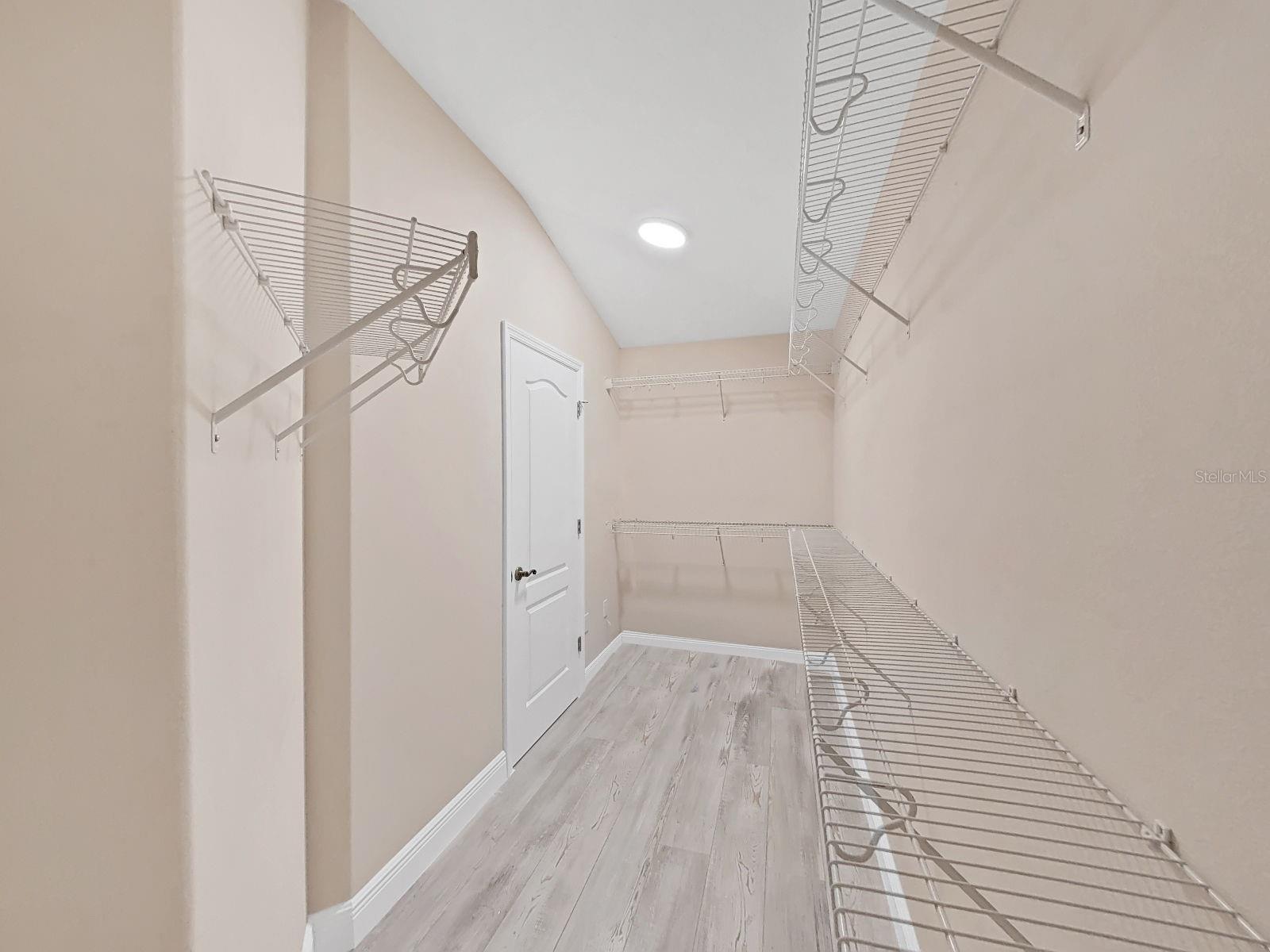 Primary Bedroom huge walk in closet!