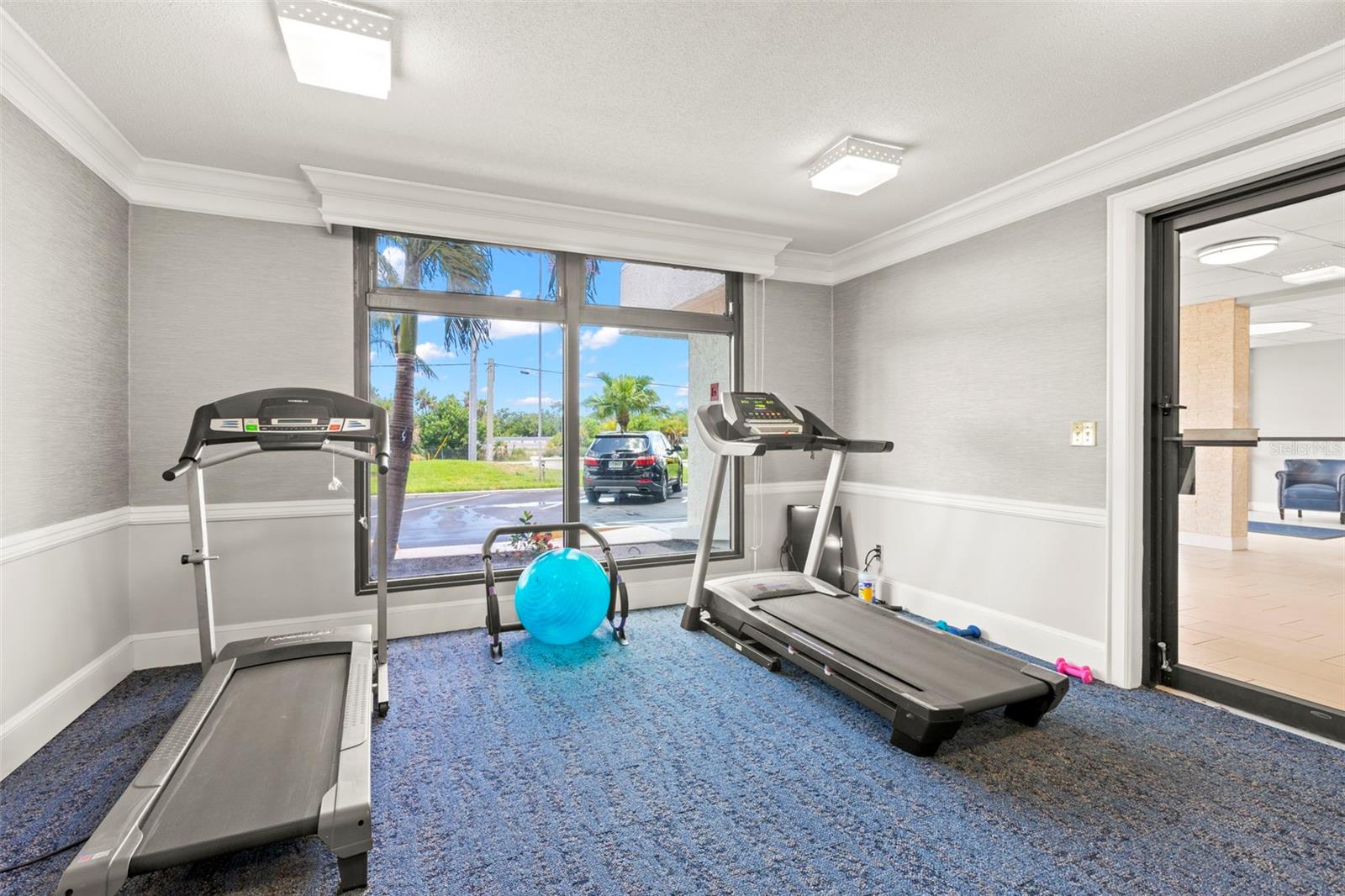 more of the fitness center