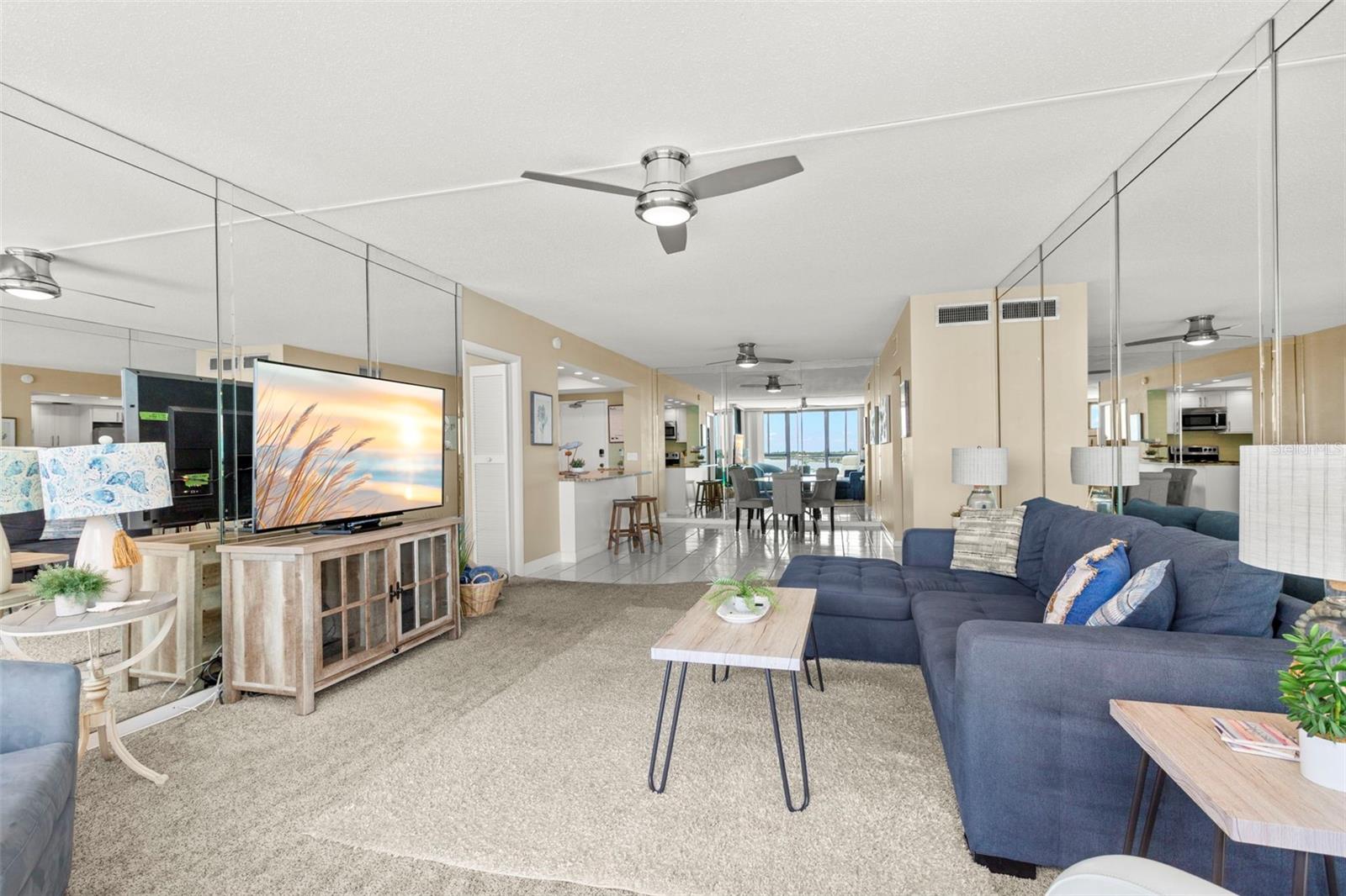 Open Living and entertaining concept