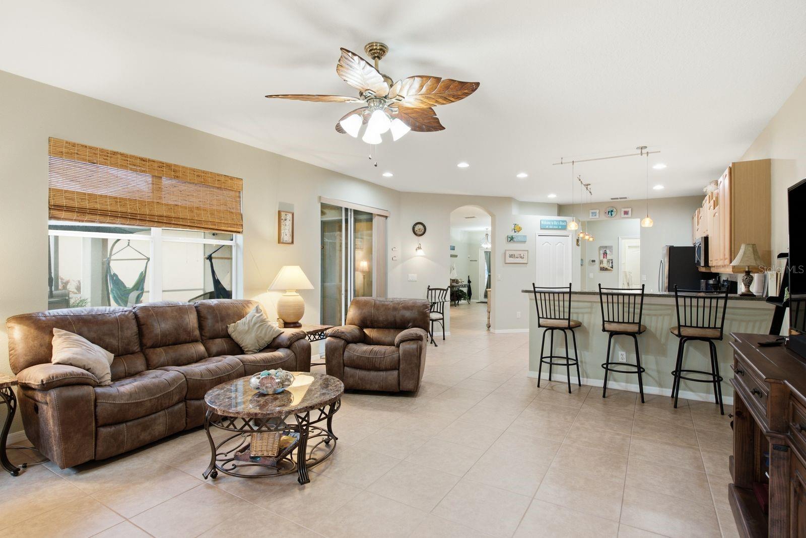 Kitchen & Family room