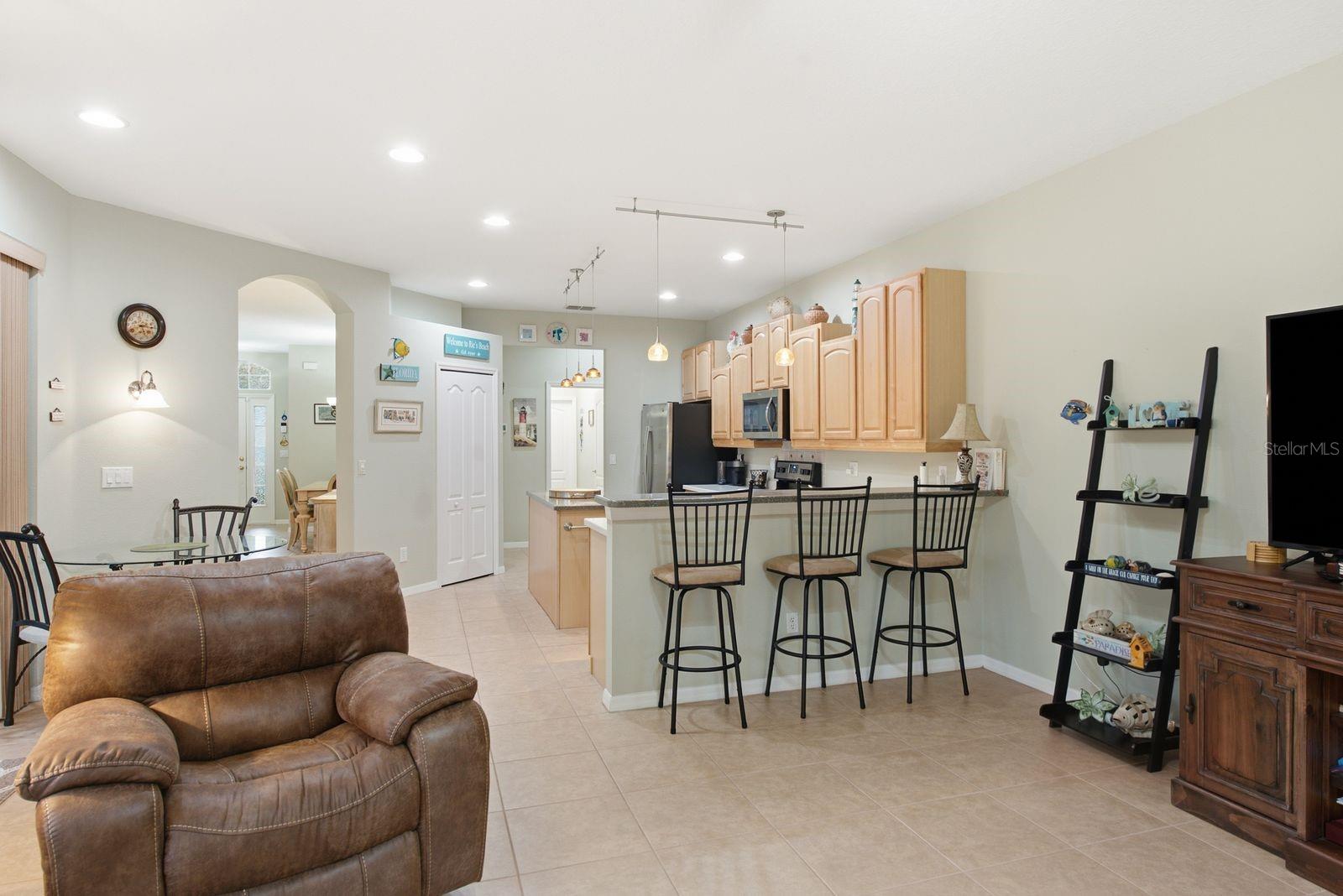 Kitchen & Family room