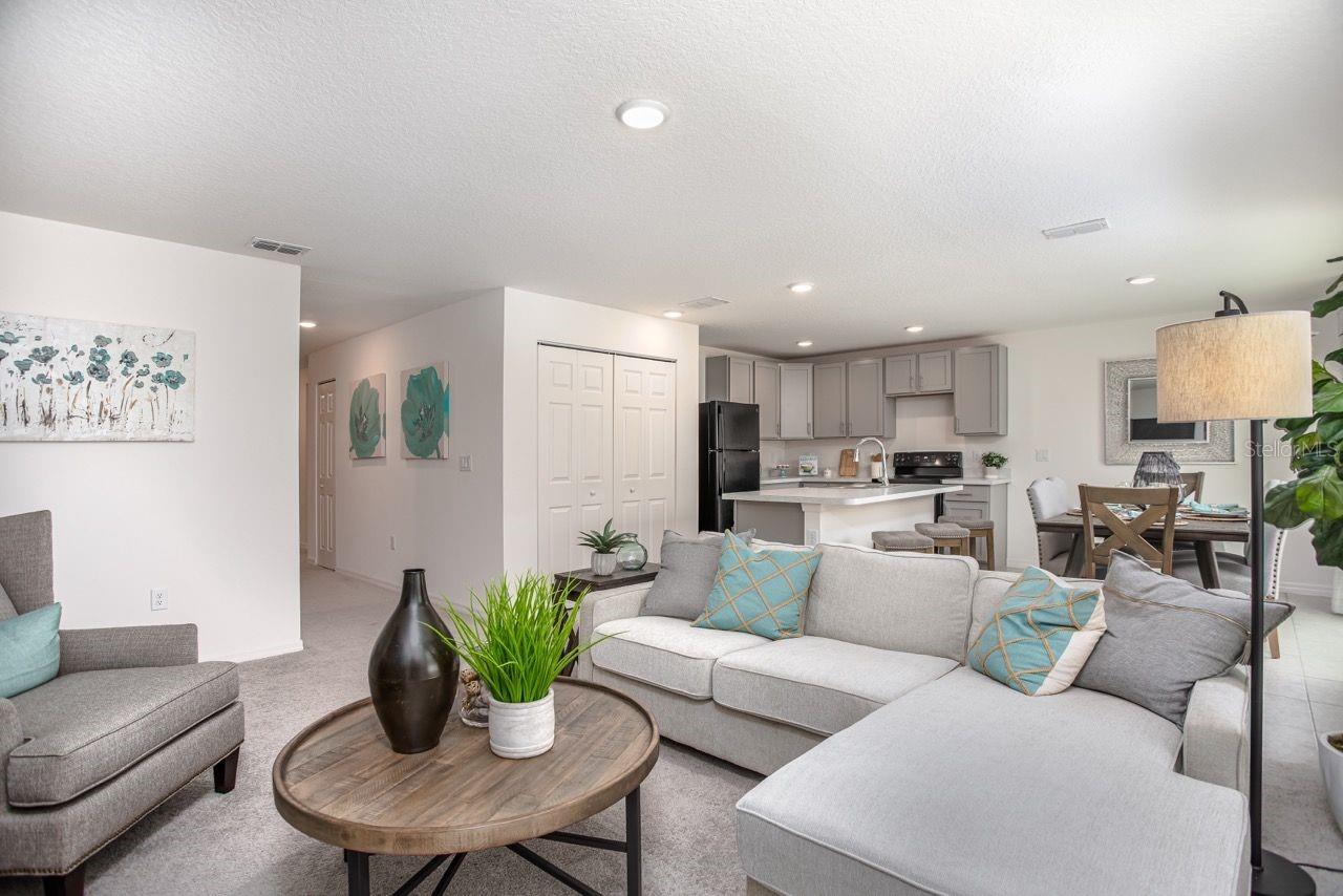 Model home - actual features may vary.
