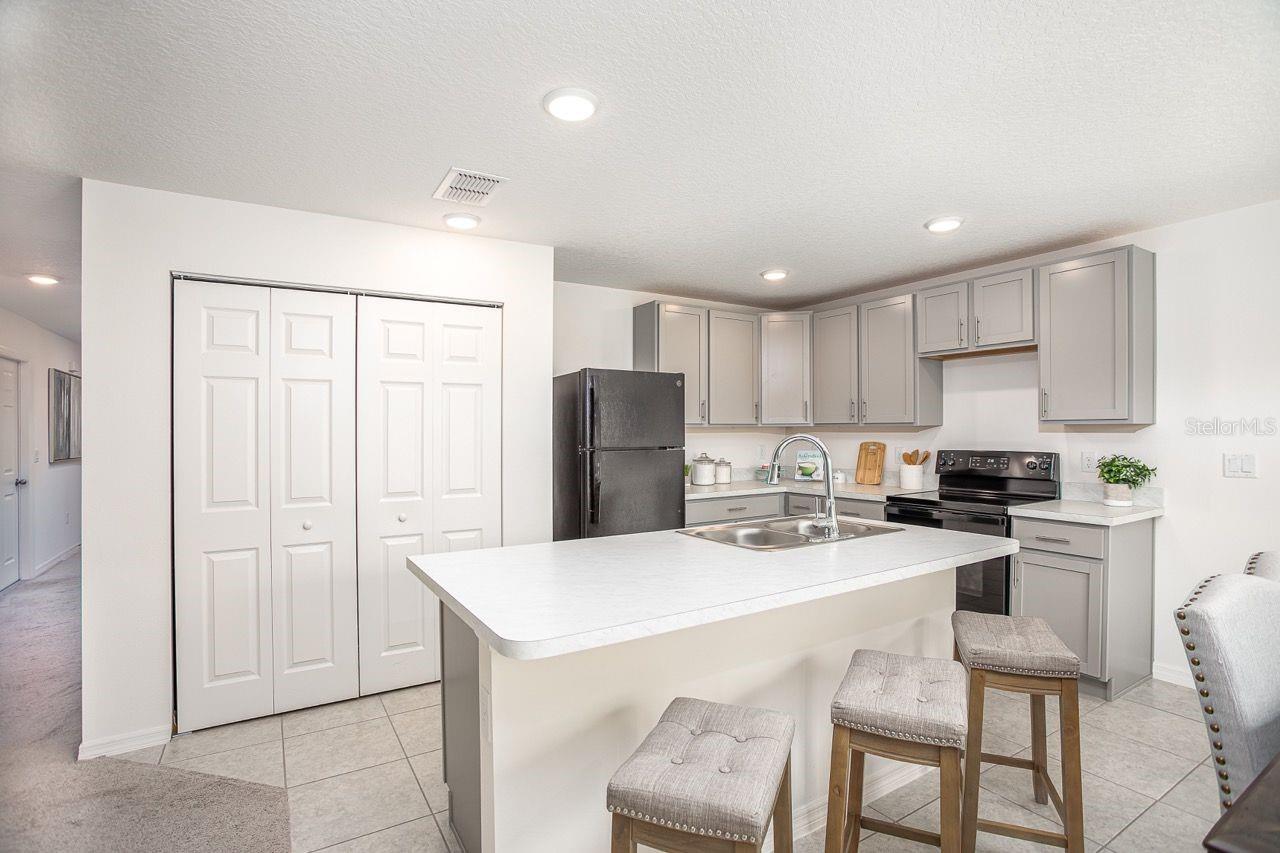 Model home - actual features may vary.
