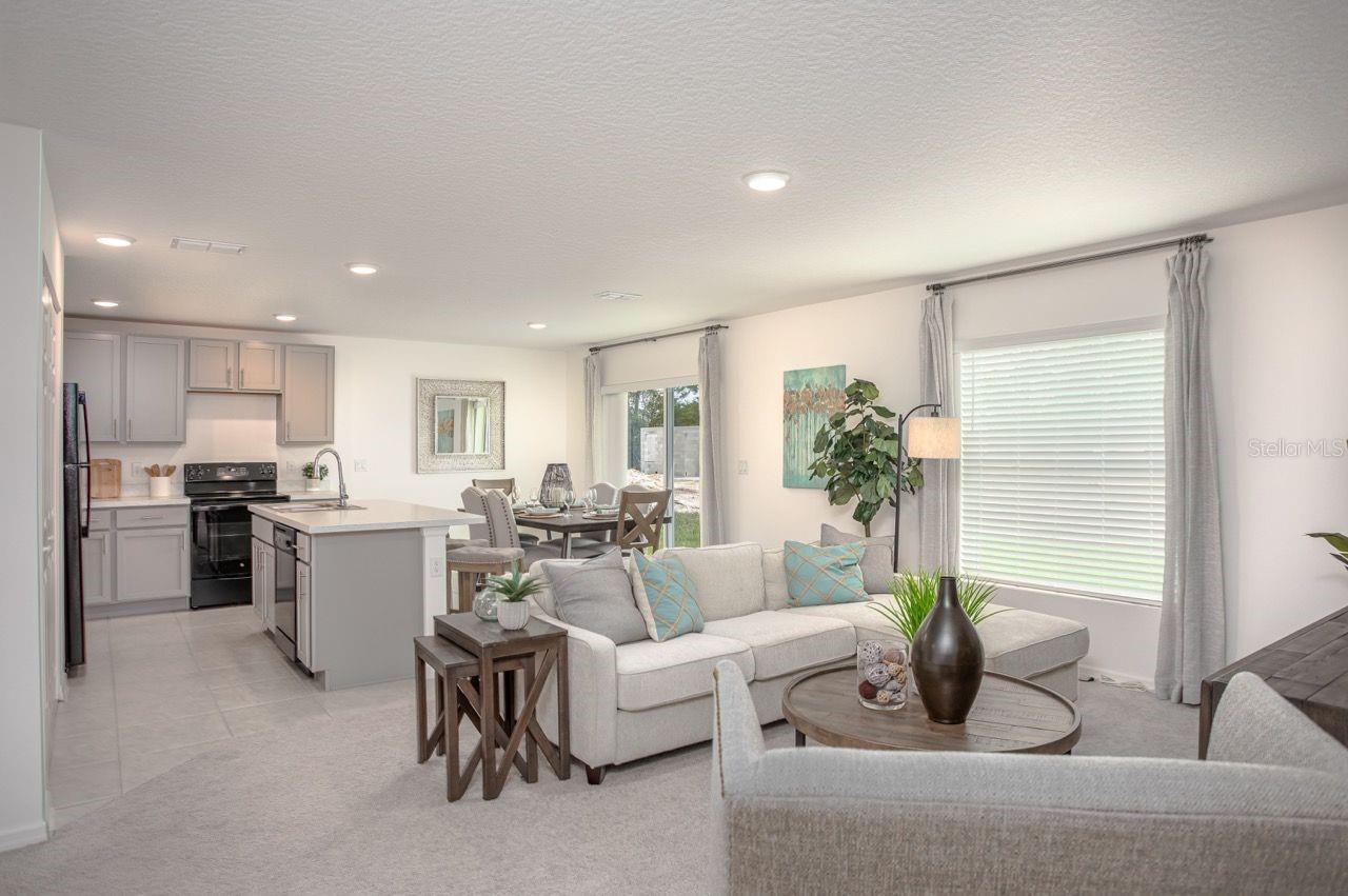 Model home - actual features may vary.