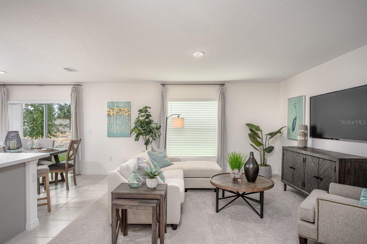 Model home - actual features may vary.