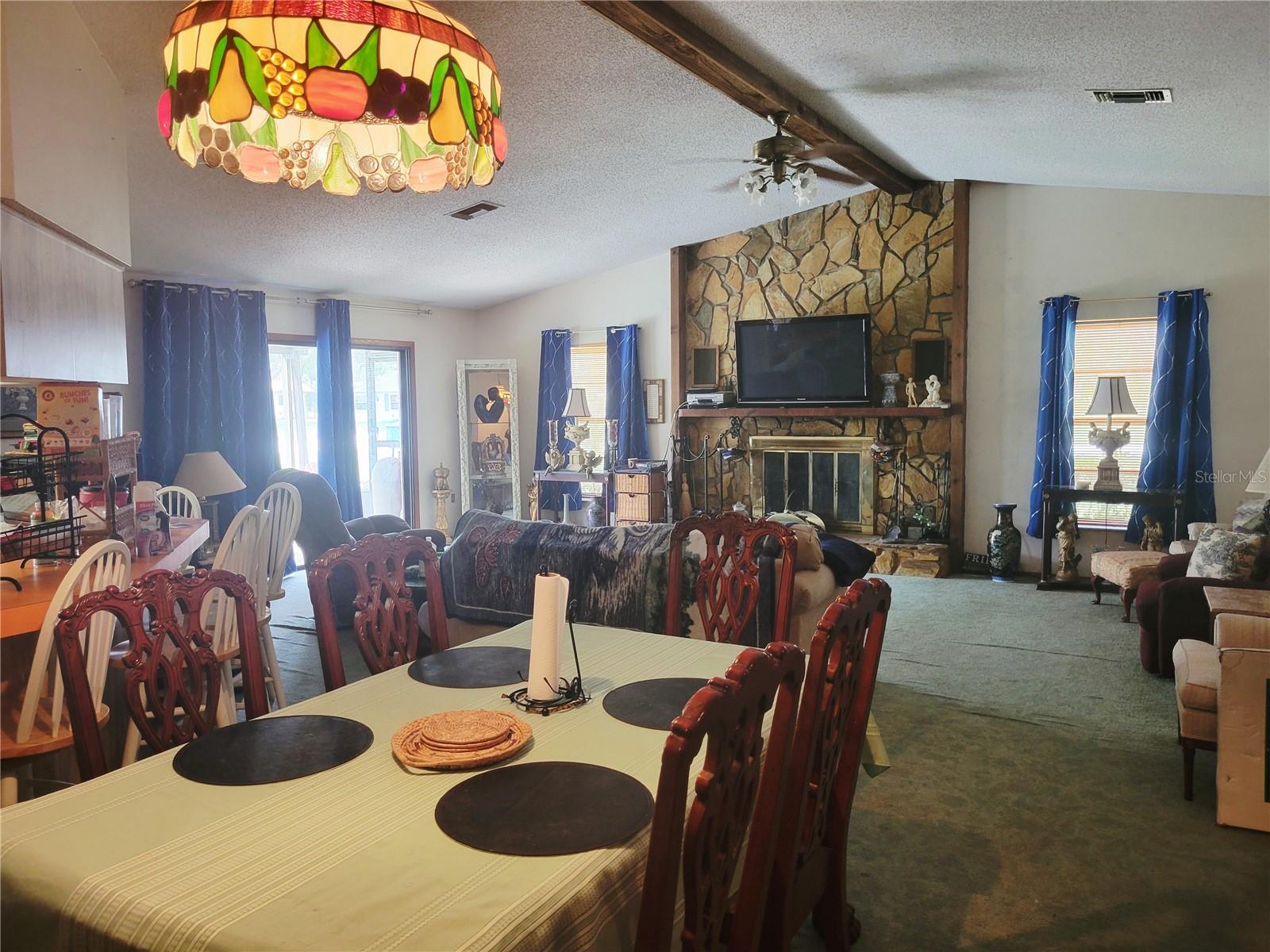 Very Spacious Dining, Family room, kitchen areas all open