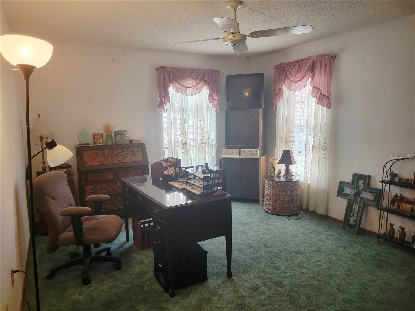 Bedroom 2 used as an office