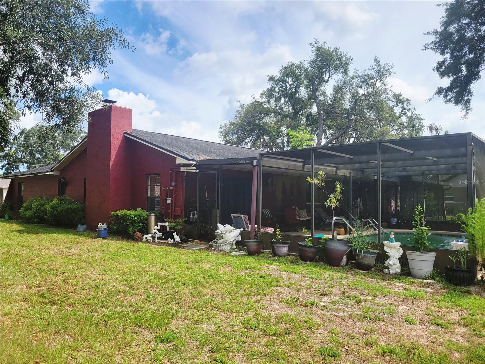 Back of home area