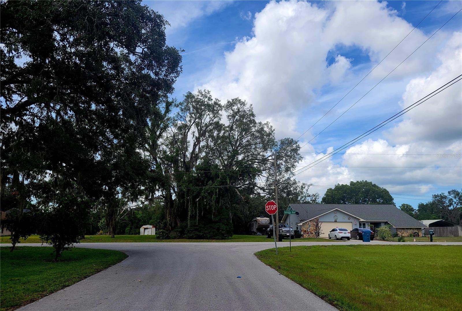 Down the street
