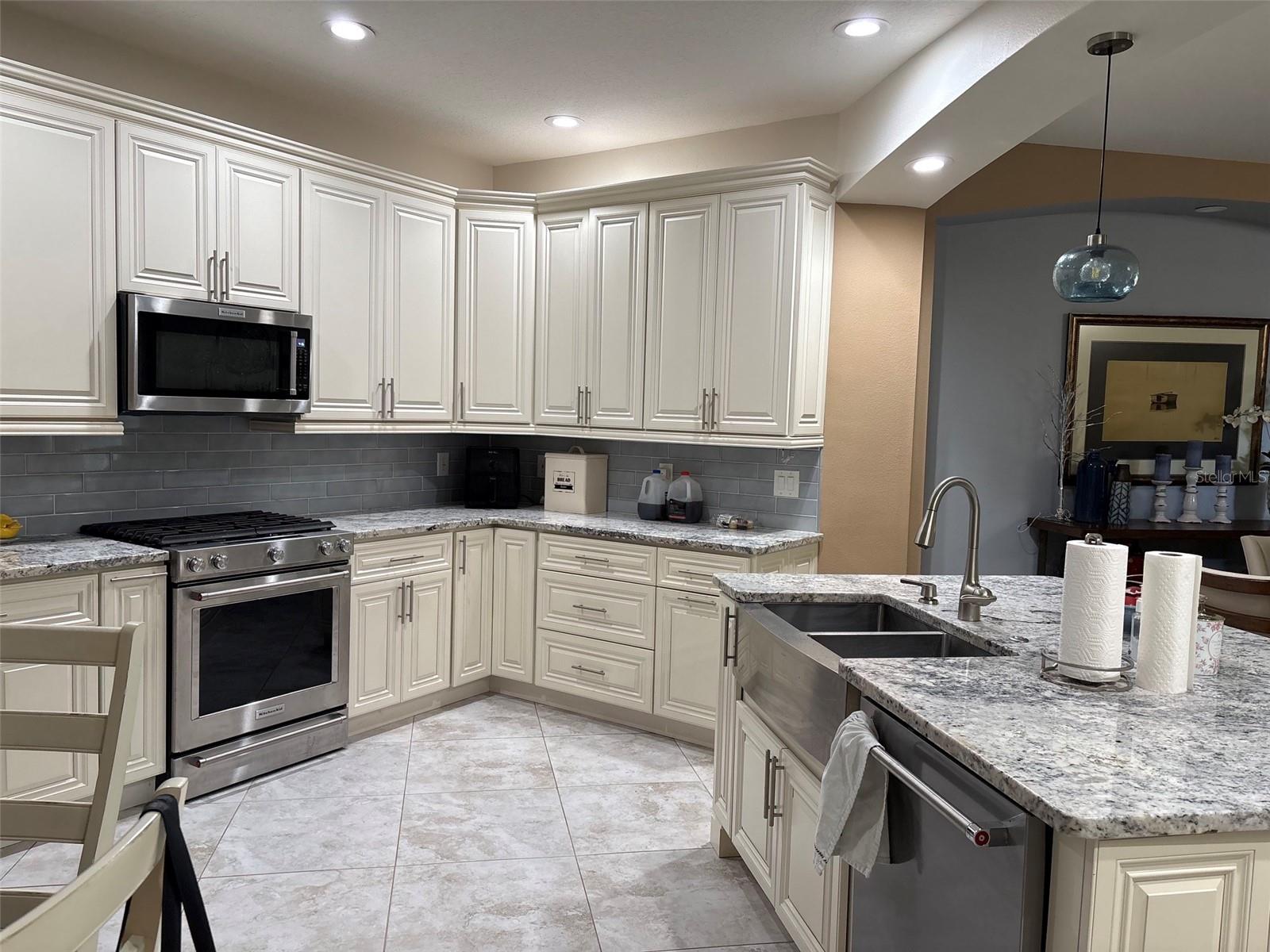 Kitchen updated with quality.