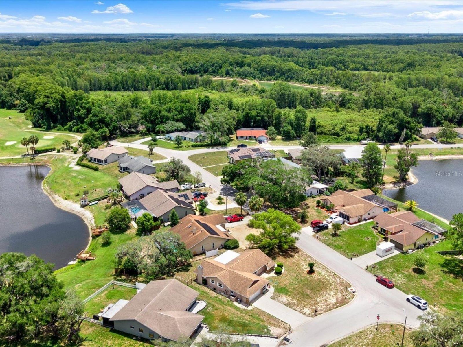 Aerial of home