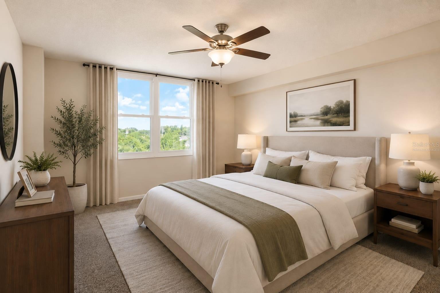 “virtually staged”