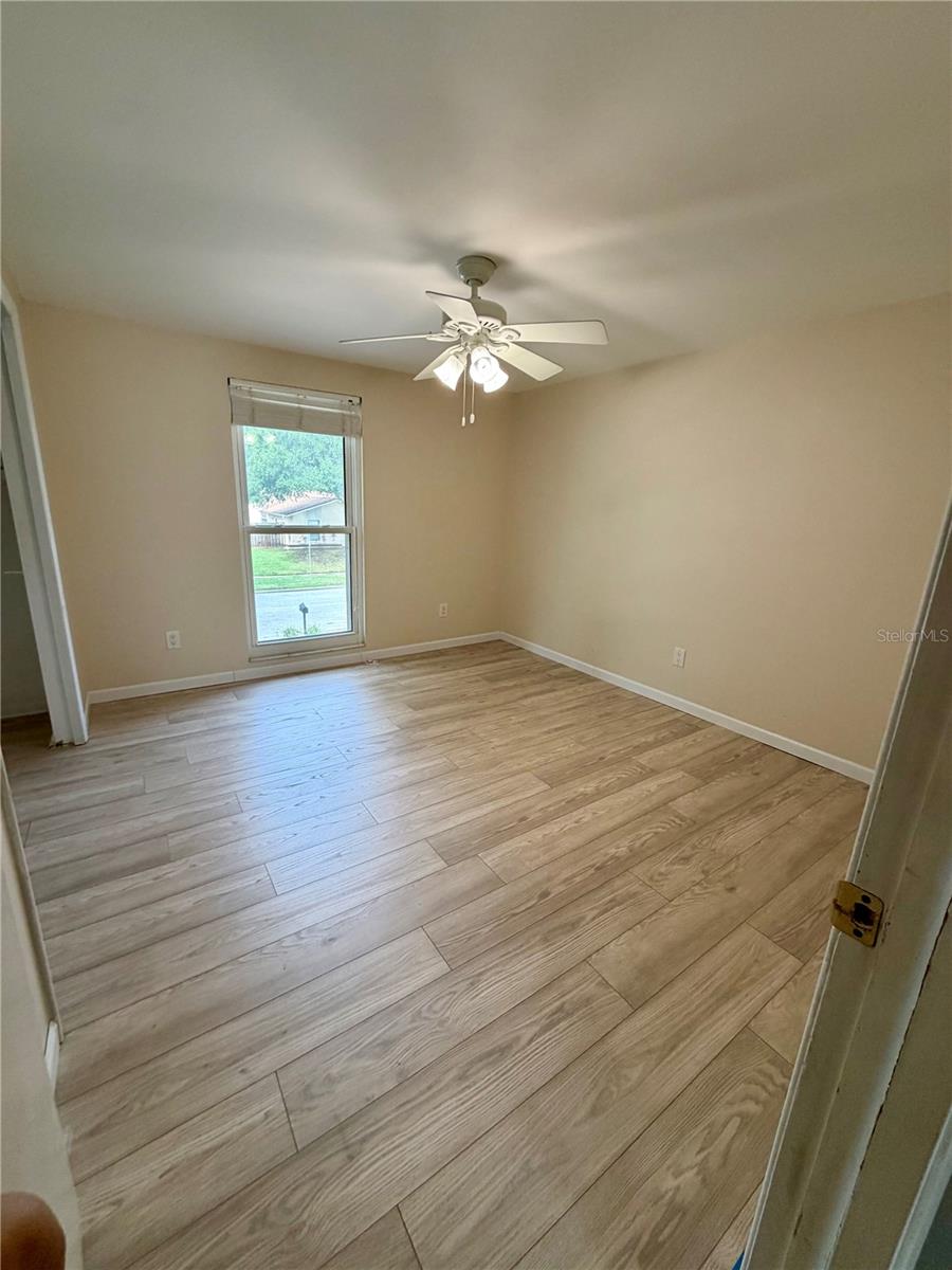 Bedroom 2 - new paint & LVP floors