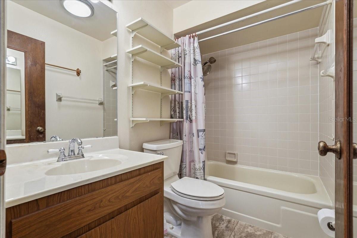 Guest Bath with Tub/Shower Combination