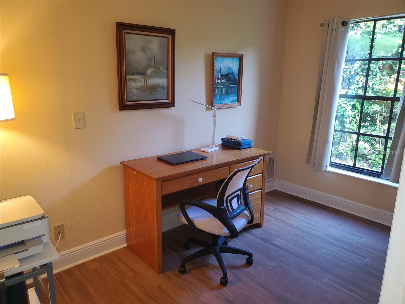 2nd Bedroom used for office / den space, has closet