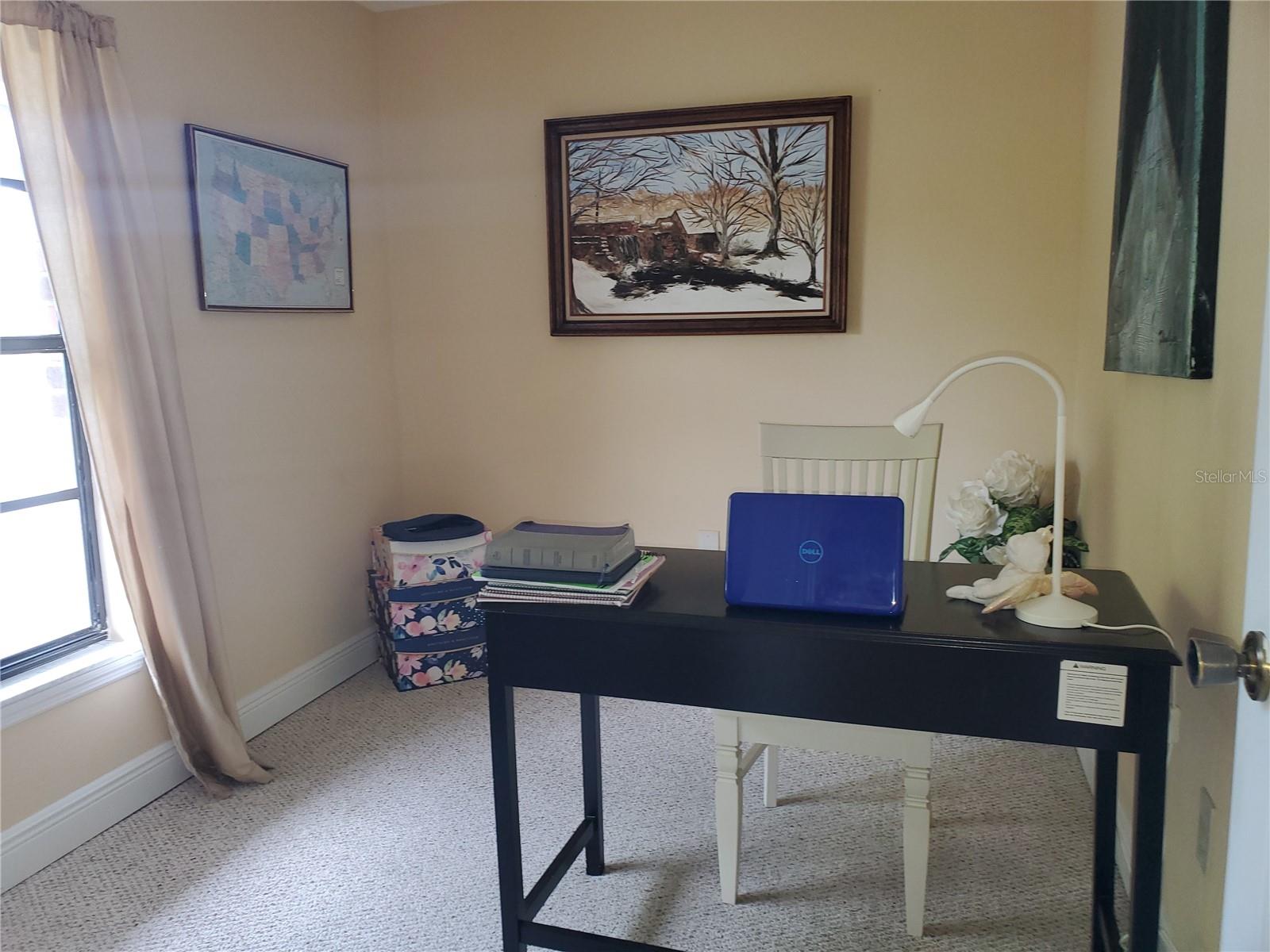 Front Office off Foyer, this one and only room is carpeted.