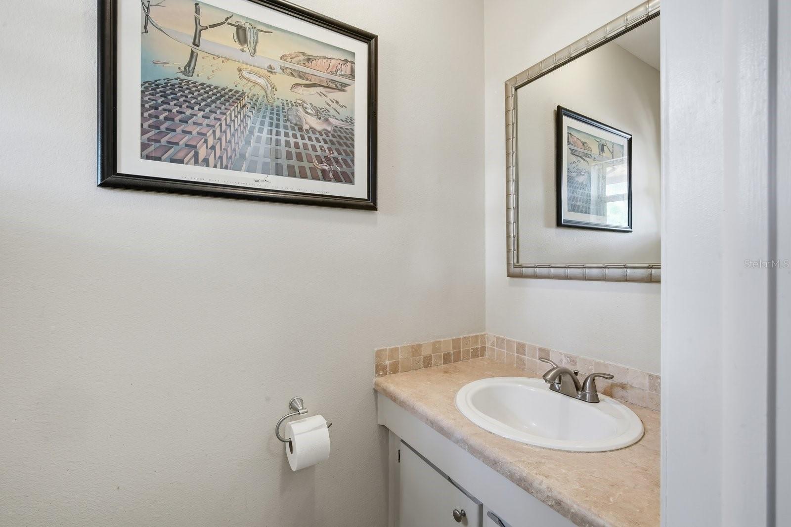 1st floor half bath