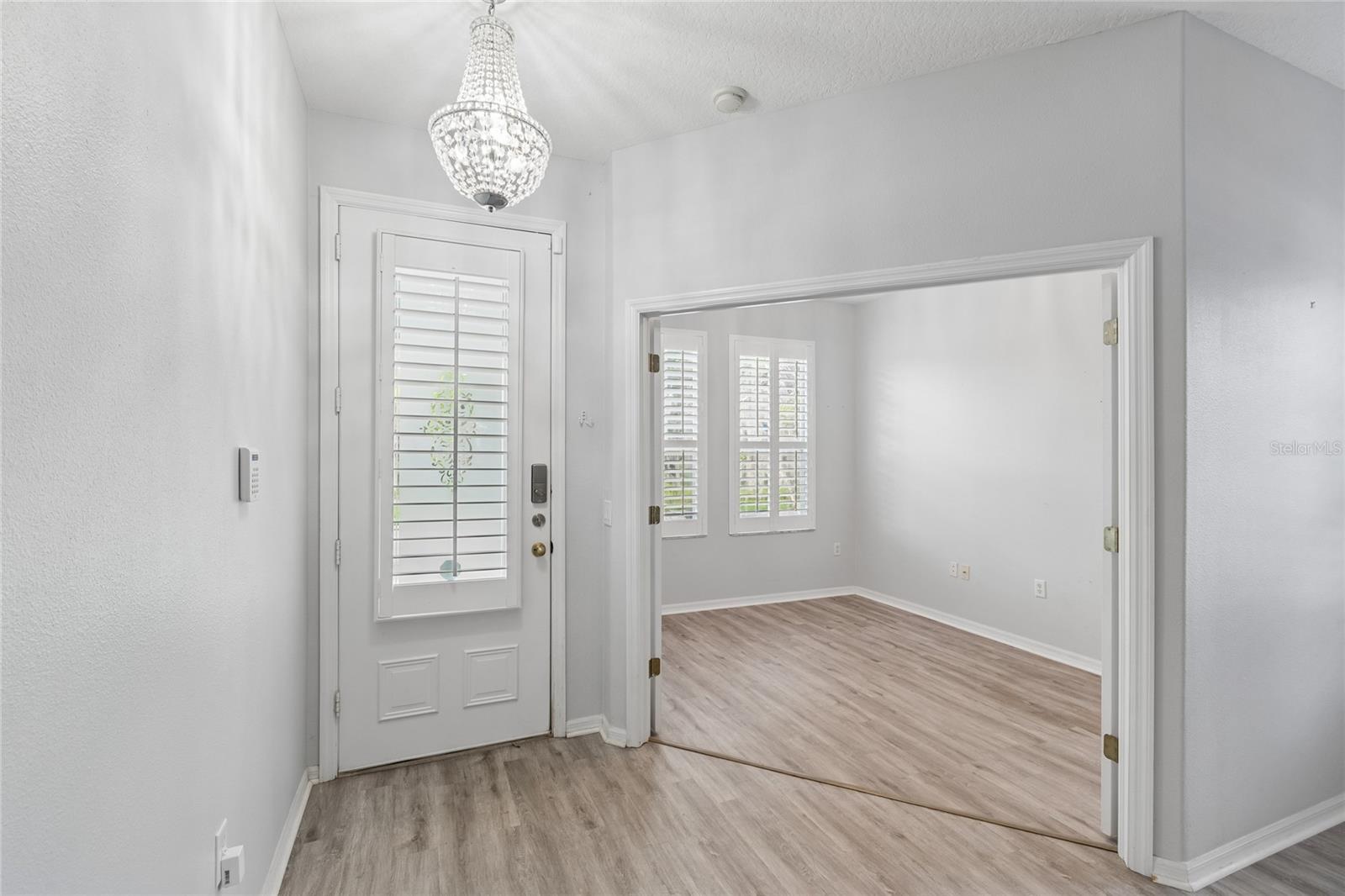 Looking into the office / flex space