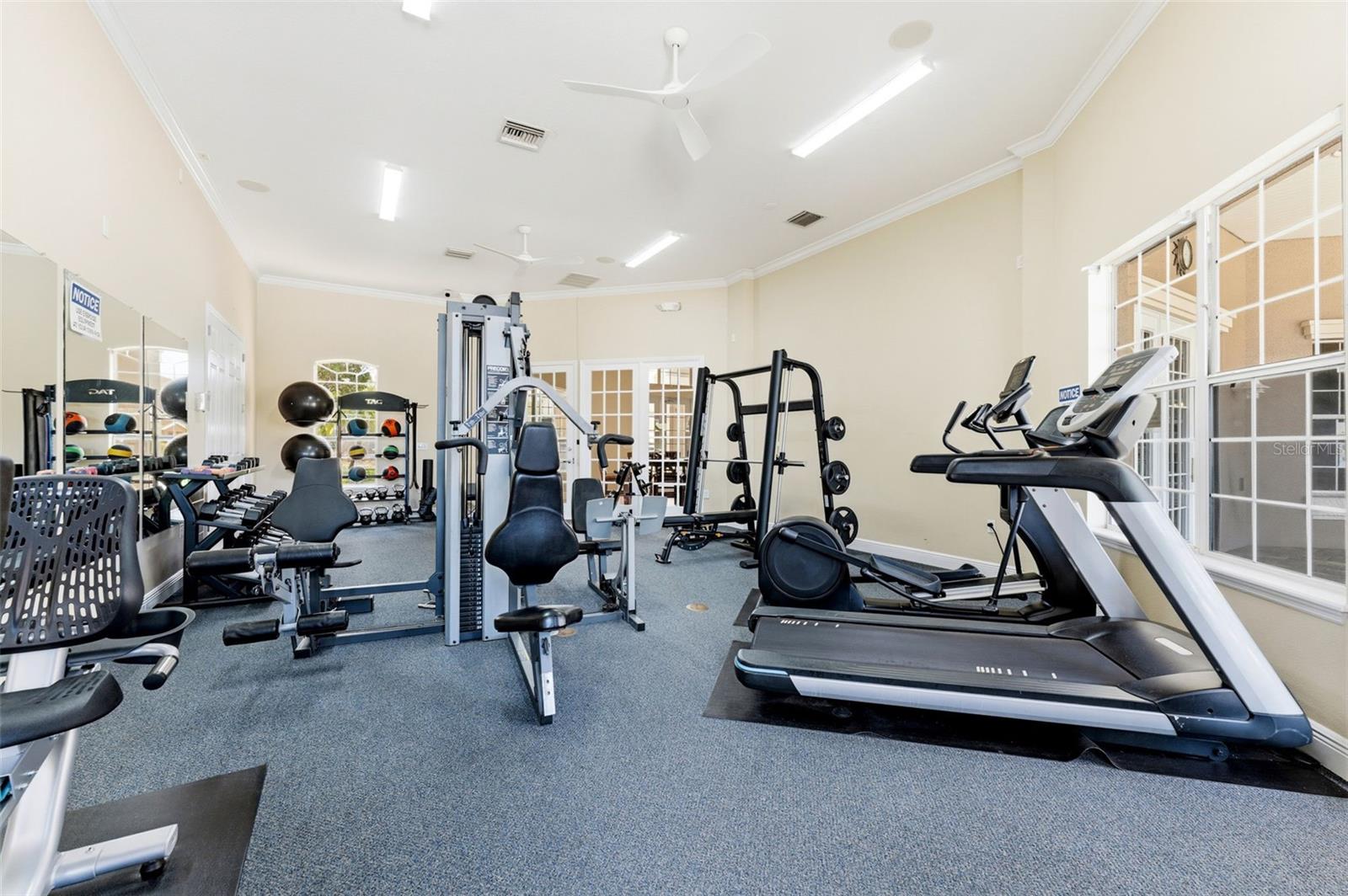 fitness center