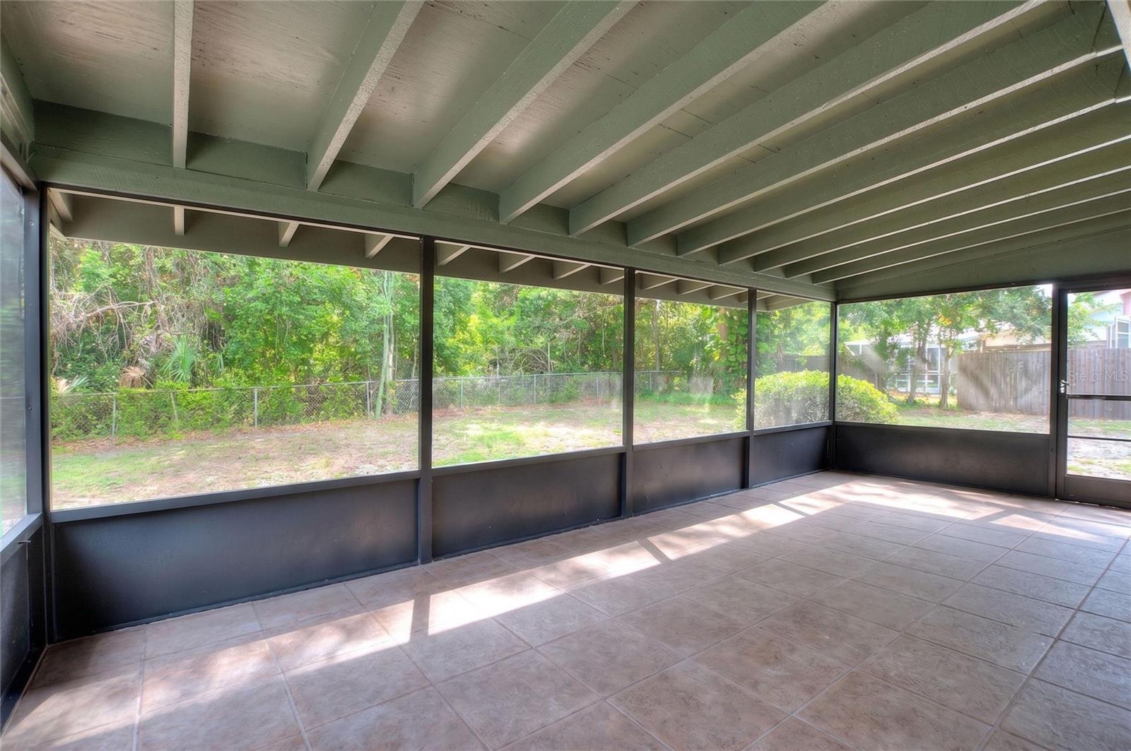 Screened lanai