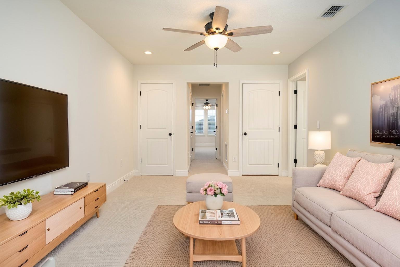 Loft virtually staged
