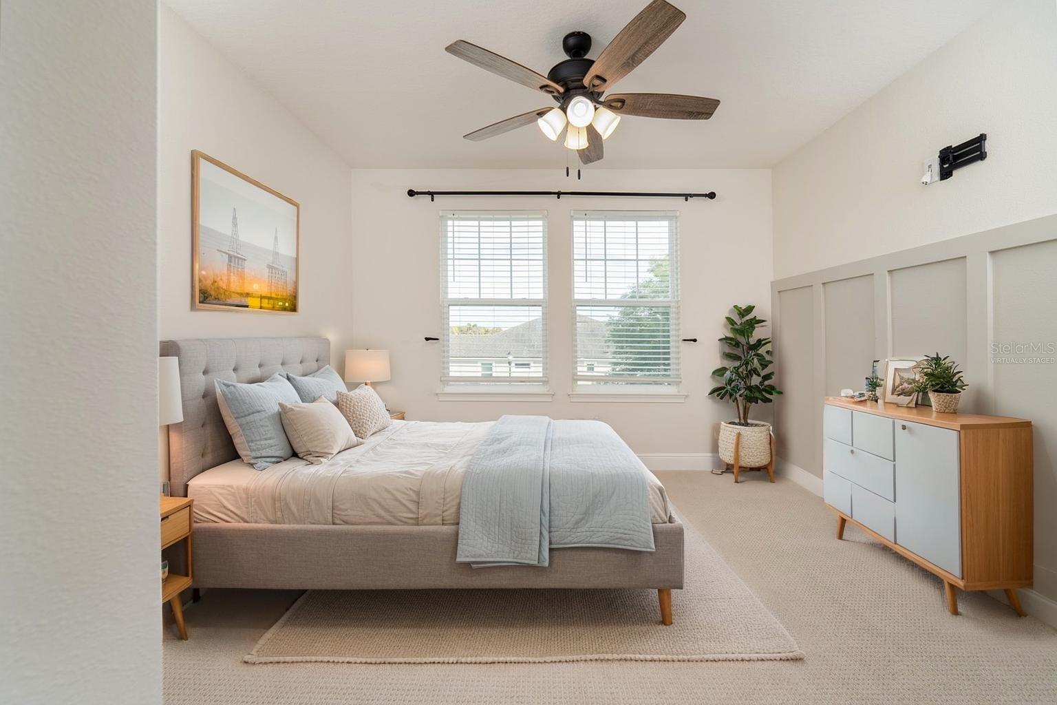 Virtually Staged bedroom 3