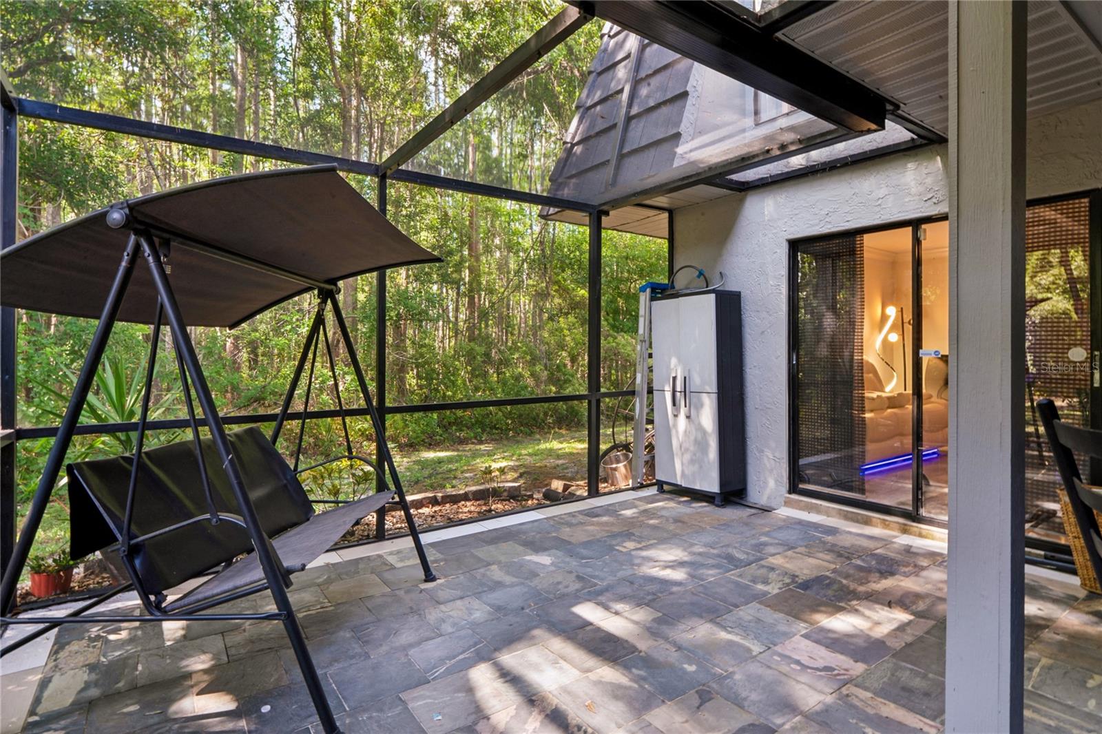 Large Front Screened and partially covered patio