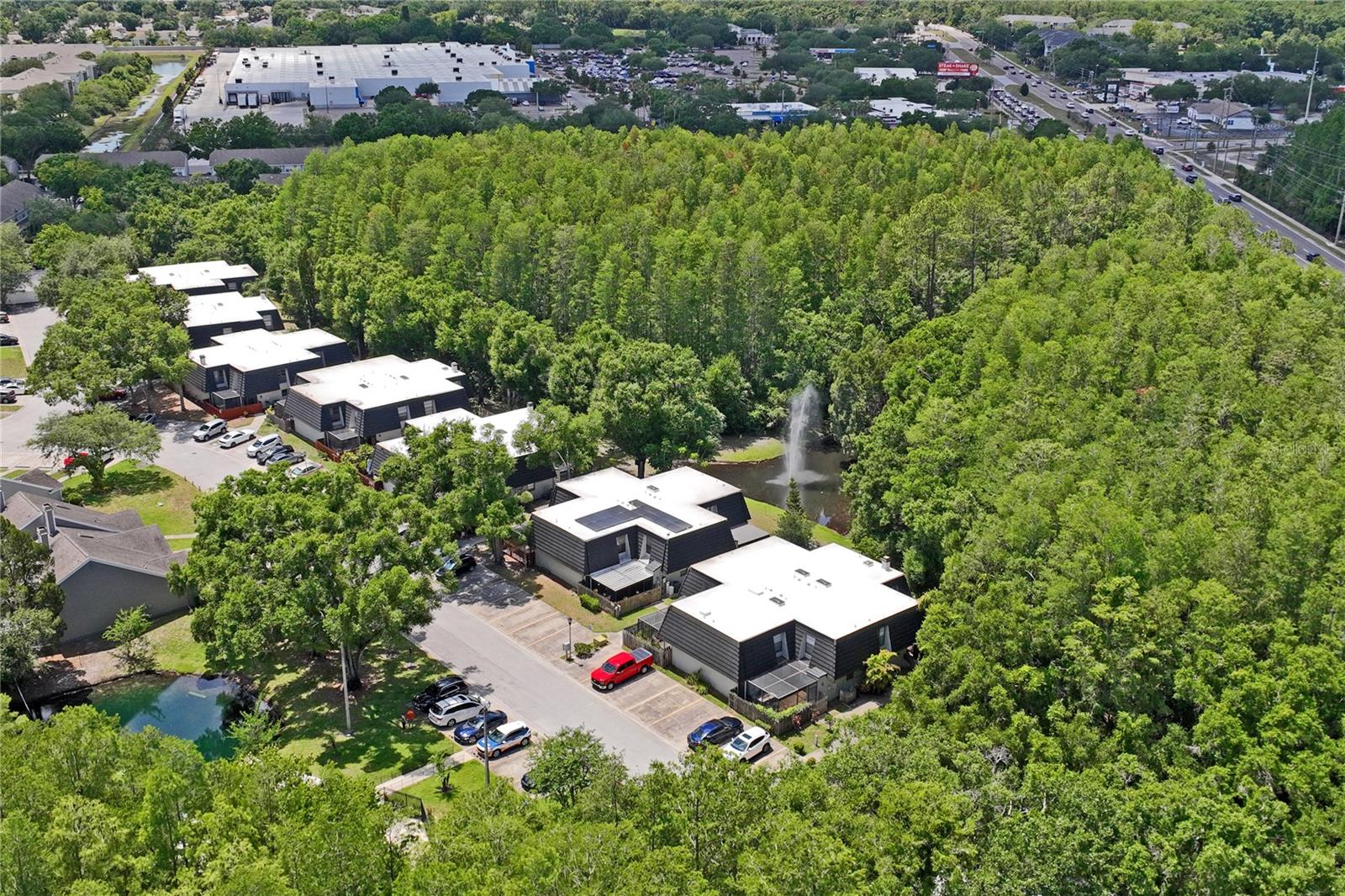Aerial View of Community- Walking distance to Publix- Honey Baked Ham, Subway and P Thomas Sports Bar & Patio