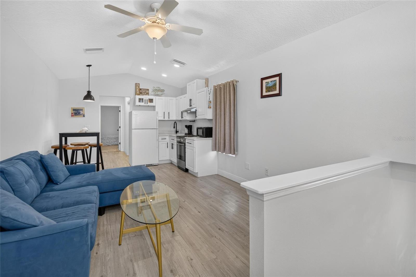 Living Room - Kitchen and Dinette Area