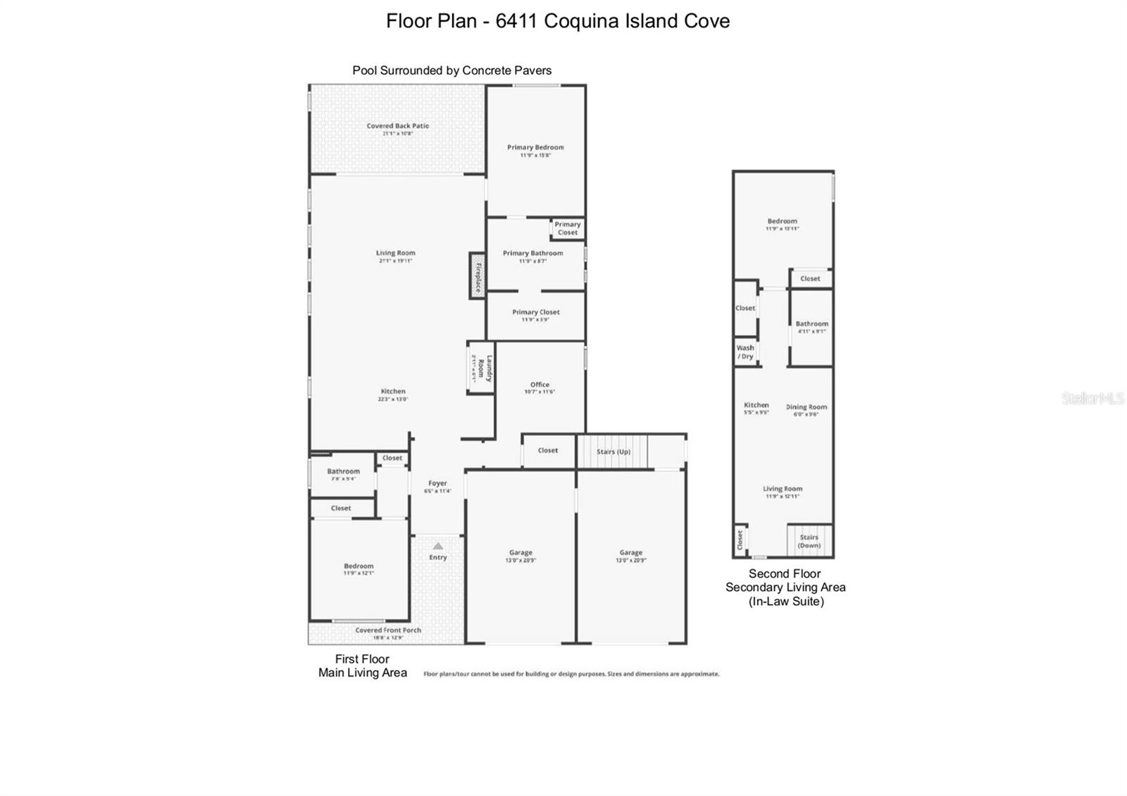 Floor Plan - 1st & 2nd Floors