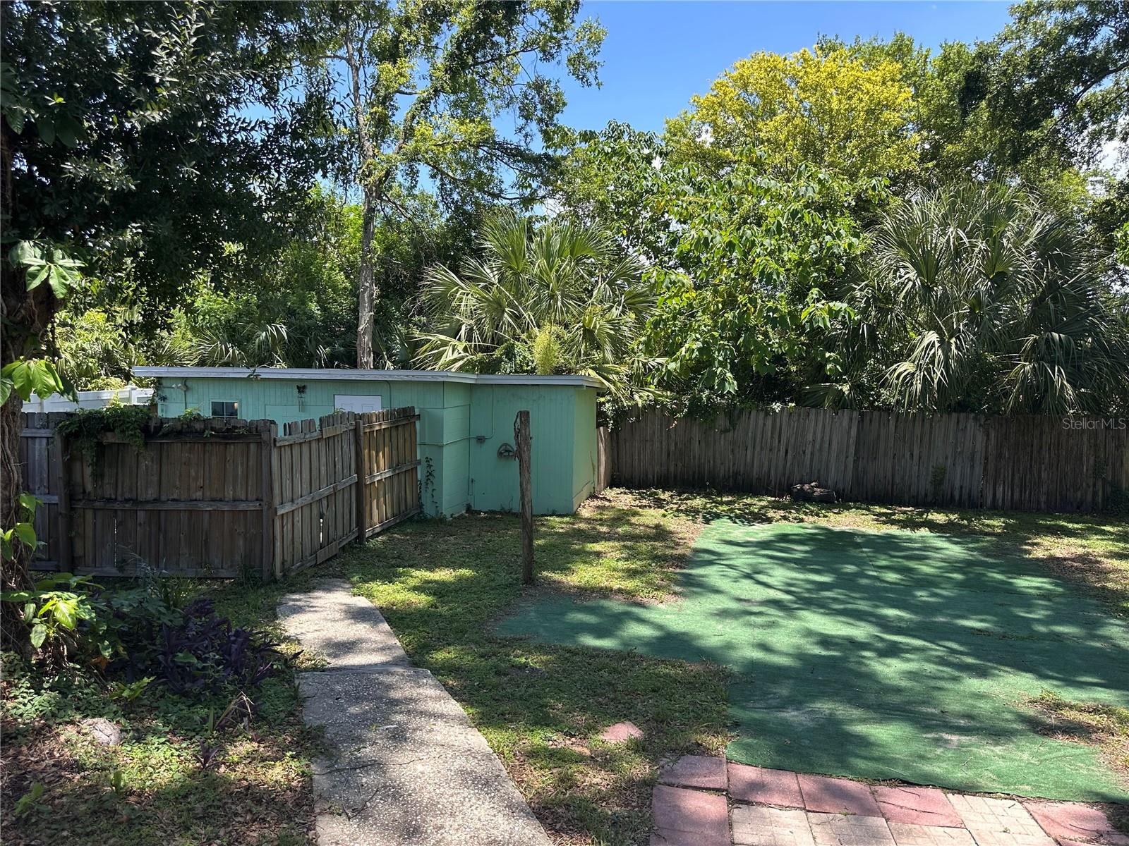 Back patio