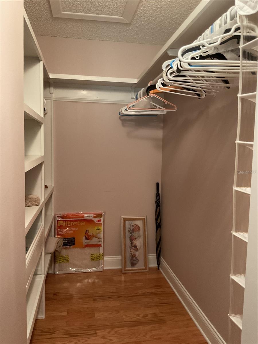 walk-in closet primary bedroom