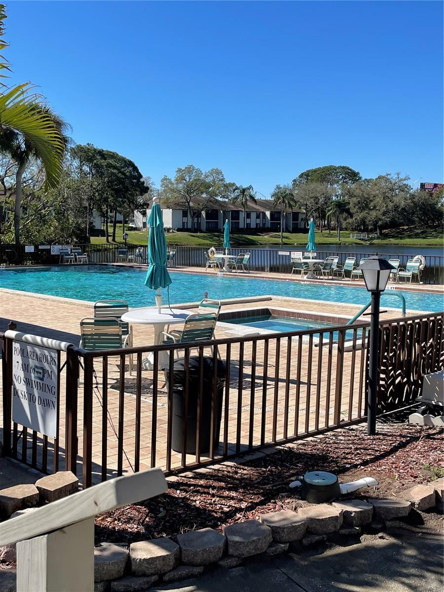 pool and hot tub