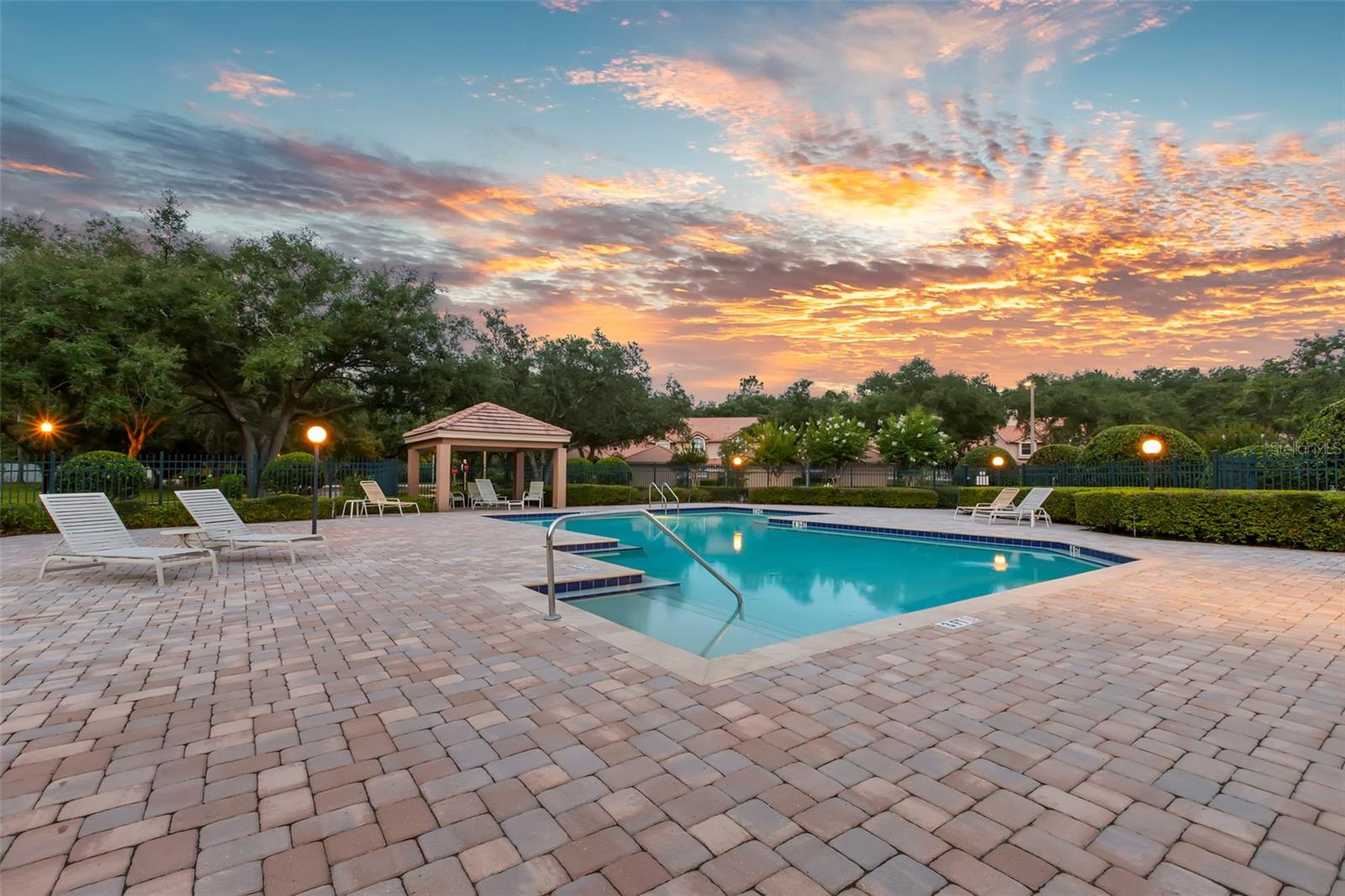 Your very own pool in Oakcrest... just a few steps away.