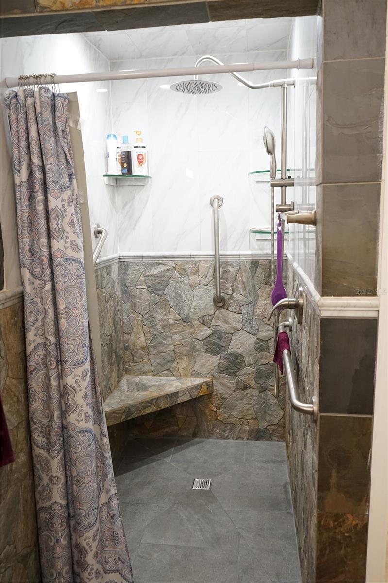 walk in shower