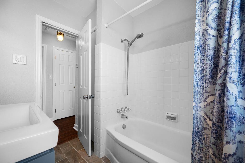 Hall Bath - Tub with Shower