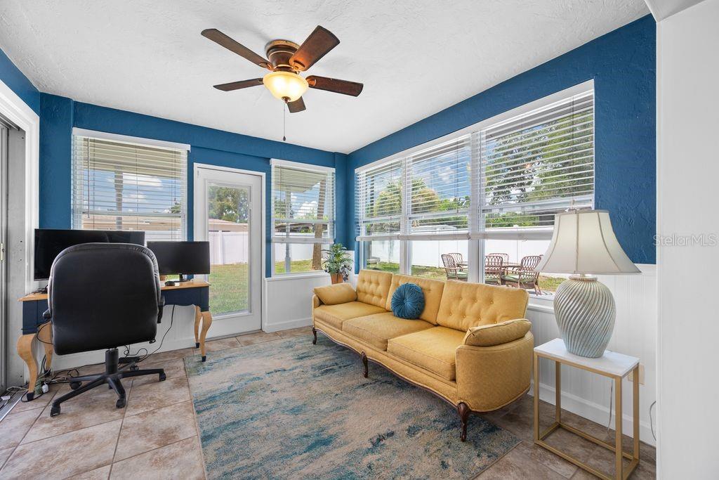 So Bright and Light - Two Walls of Windows and Pedestrian Door to Fully Fenced Backyard