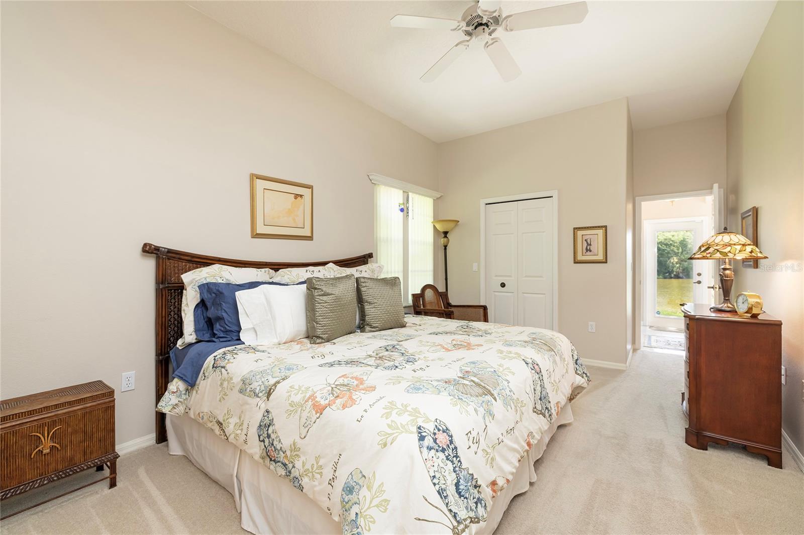 Third bedroom also has door to the pool bath and back door access